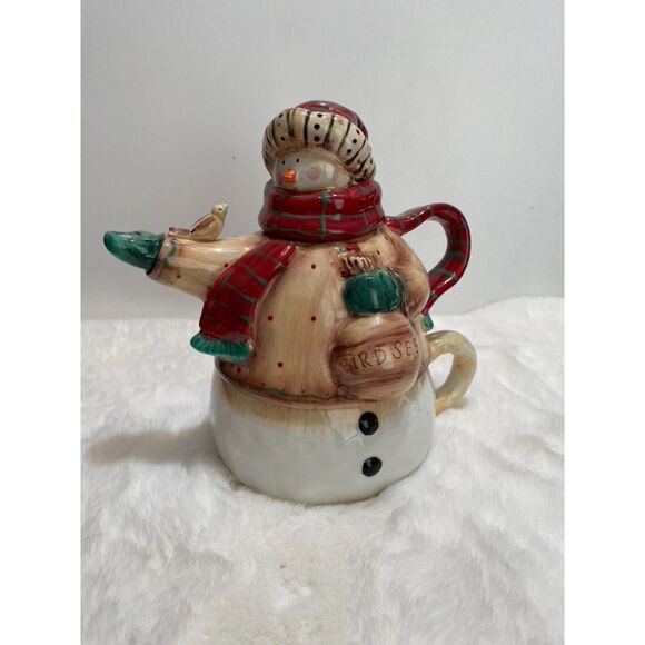 Snowmates by Noble 3 Piece Tea for 1 Tea Pot Pre-Owned - Picture 1 of 6